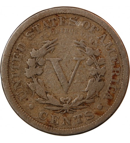 USA - 5 CENTS "Liberty Nickel" 1890