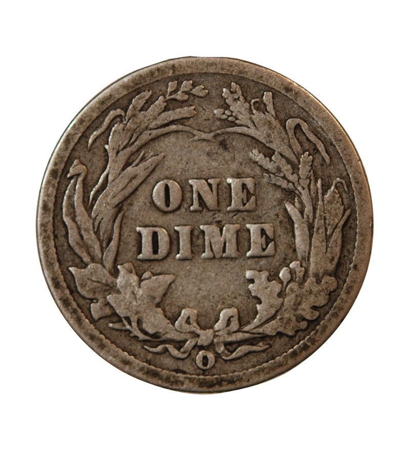 USA - 10 CENTS ARGENT "Barber Dime" 1900 O NEW ORLEANS