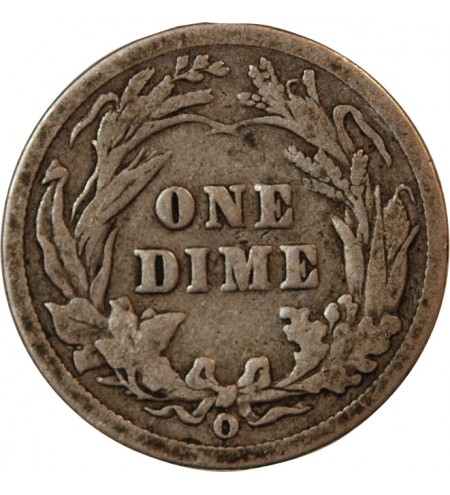 USA - 10 CENTS ARGENT "Barber Dime" 1900 O NEW ORLEANS