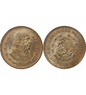 MEXIQUE - 1 PESO 1958 2