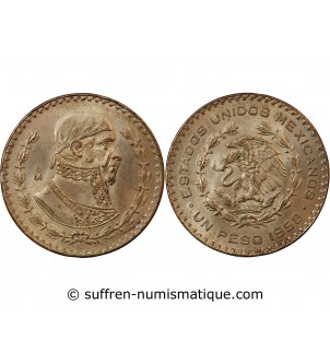 MEXIQUE - 1 PESO 1958