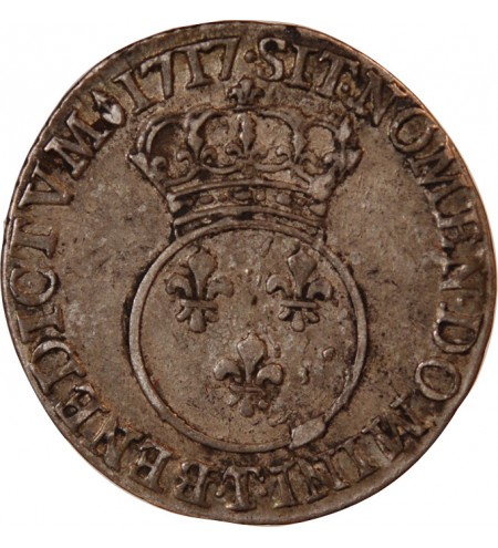 LOUIS XV - 1/10 ECU VERTUGADIN 1717 T NANTES R2