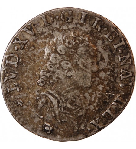 LOUIS XV - 1/10 ECU VERTUGADIN 1717 T NANTES R2