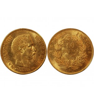NAPOLEON III - 10 FRANCS OR 1859 A PARIS 2