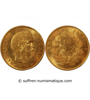 NAPOLEON III - 10 FRANCS OR 1859 A PARIS