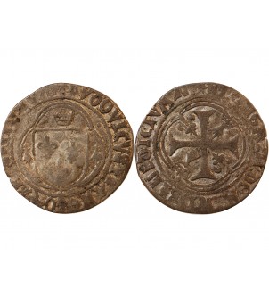 LOUIS XII - BLANC DE BRETAGNE 1498 / 1514 NANTES 2
