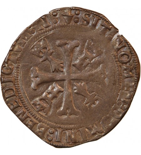 FRANCOIS Ier ﻿﻿- GRAND BLANC DE BRETAGNE ARGENT 1515 / 1547 NANTES