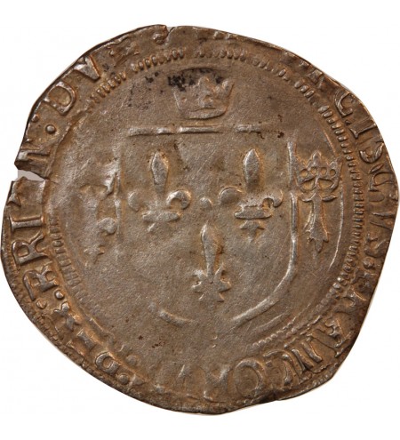 FRANCOIS Ier ﻿﻿- GRAND BLANC DE BRETAGNE ARGENT 1515 / 1547 NANTES