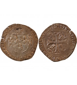 FRANCOIS Ier ﻿﻿- GRAND BLANC DE BRETAGNE ARGENT 1515 / 1547 NANTES 2