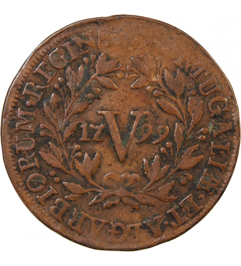PORTUGAL, MARIE I - 5 REIS 1799