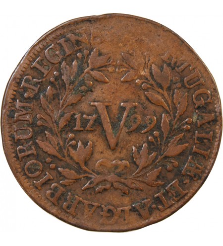 PORTUGAL, MARIE I - 5 REIS 1799