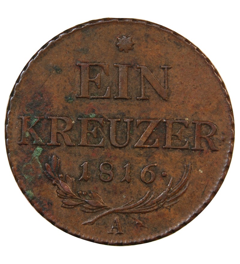 AUTRICHE, FRANÇOIS Ier - KREUZER 1816 A VIENNE