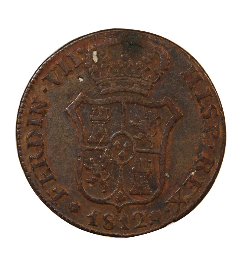 CATALOGNE, FERDINAND VII - 3 QUARTOS 1812