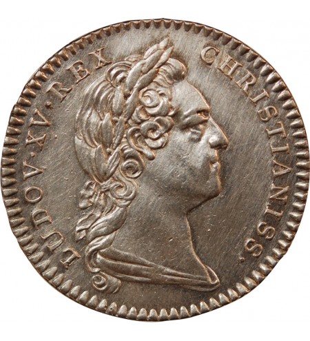 ETATS DE BRETAGNE, LOUIS XV – JETON ARGENT 1770 RENNES Daniel 120