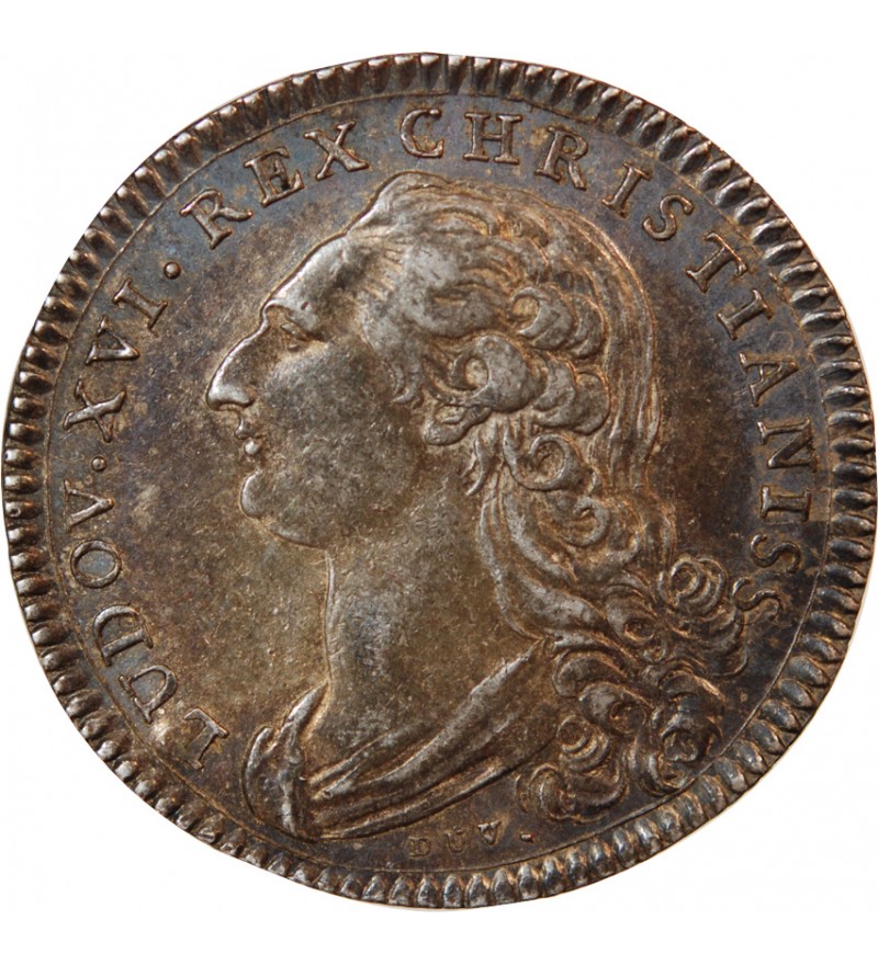 ETATS DE BRETAGNE, LOUIS XVI – JETON ARGENT 1778 RENNES Daniel 126