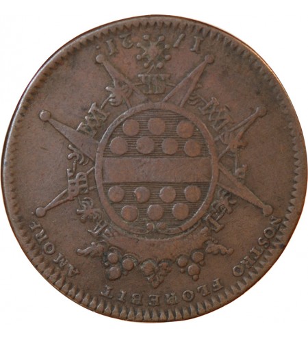 MAIRE DE NANTES, GERARD MELLIER – JETON 1721