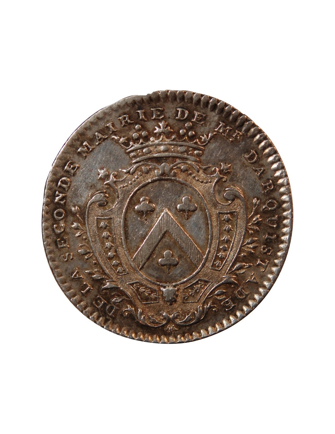 MAIRE DE NANTES, RENÉ DARQUISTADE JETON ARGENT 1740 F.8914, Argent