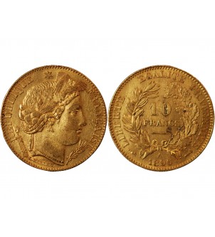 CERES ﻿- 10 FRANCS OR 1896 A PARIS﻿ 2