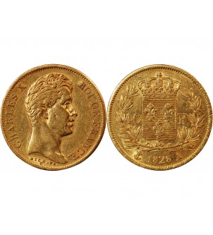 CHARLES X﻿ - 40 FRANCS OR 1828 A PARIS﻿ 2