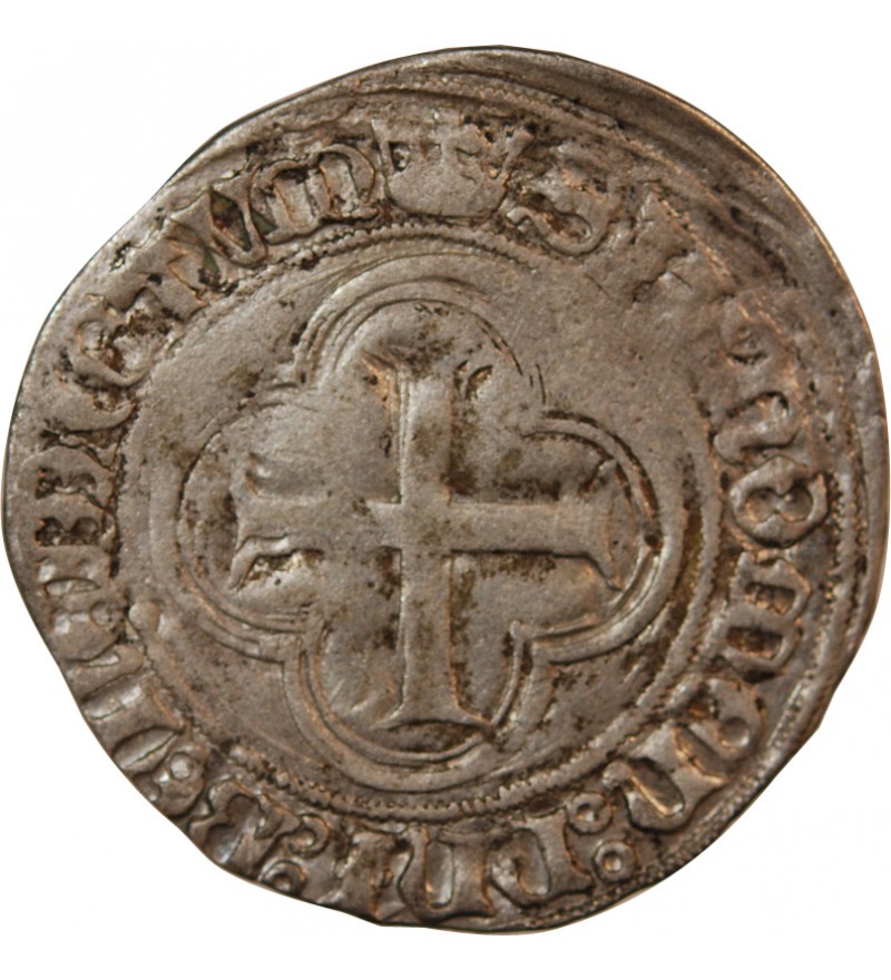 CHARLES VIII - BLANC AU SOLEIL 1483 / 1498 ROUEN