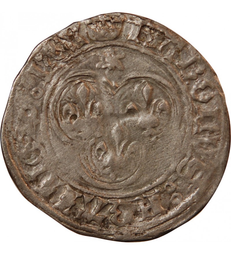 CHARLES VIII - BLANC AU SOLEIL 1483 / 1498 ROUEN