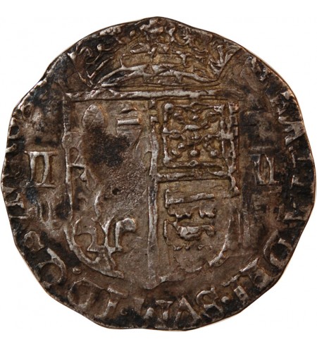 LOUIS XIII - 1/8 ECU ARGENT DE BEARN DATE ILLISIBLE