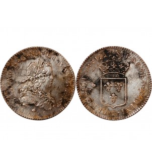 LOUIS XV﻿ - 1/3 ECU DE FRANCE 1722 I LIMOGES - Réformation 2