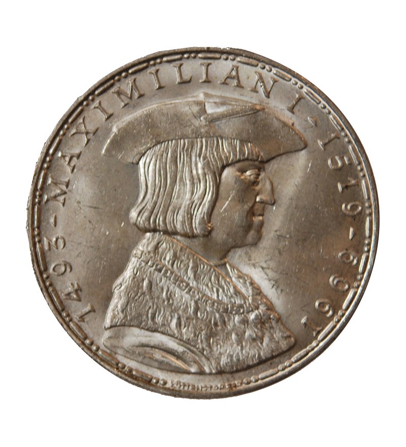 AUTRICHE, MAXIMILIAN Ier - 50 SCHILLING ARGENT 1969