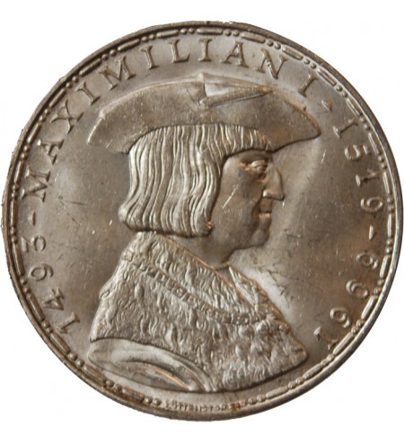 AUTRICHE, MAXIMILIAN Ier - 50 SCHILLING ARGENT 1969