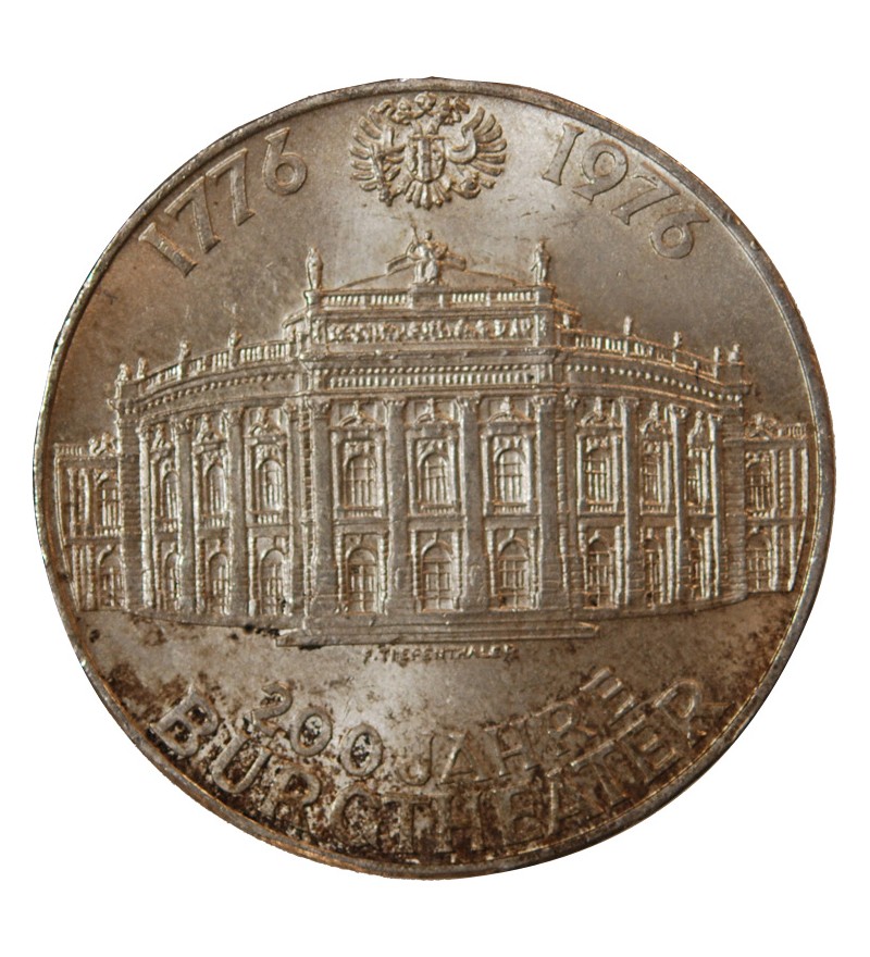 AUTRICHE, BURGTHEATER - 100 SCHILLING ARGENT 1976