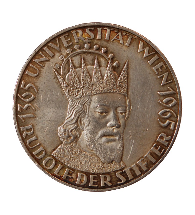 AUTRICHE, UNIVERSITE DE VIENNE - 50 SCHILLING ARGENT 1965