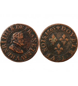 HENRI IV - DOUBLE TOURNOIS 1605 A PARIS 2