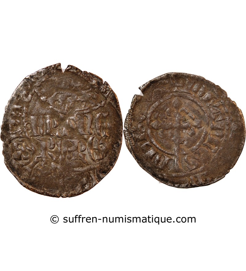 JEAN II LE BON﻿ - BLANC A LA COURONNE 1350 / 1364