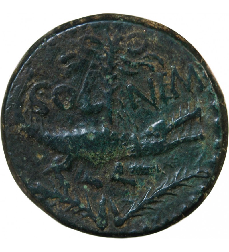 NEMAUSUS, NIMES, AUGUSTE ET AGRIPPA - DUPONDIUS Type 2 - 27 / 9 AV JC