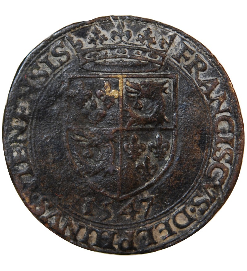 DAUPHINÉ, FRANÇOIS II – JETON 1547 RARE