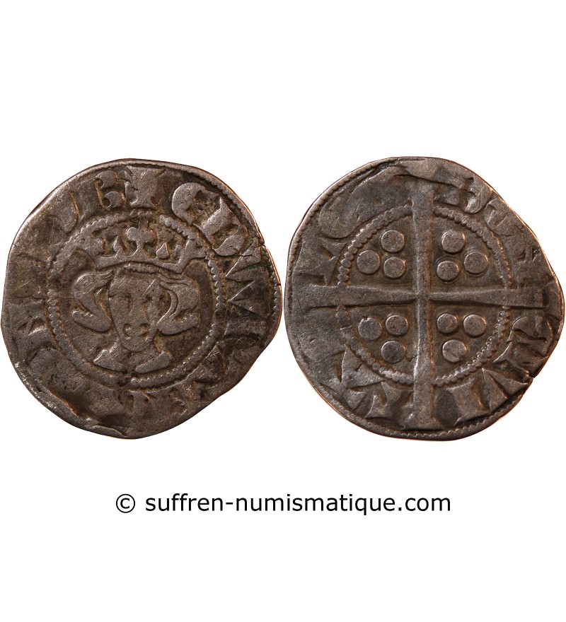 ANGLETERRE, EDOUARD III - PENNY ARGENT 1351 / 1361