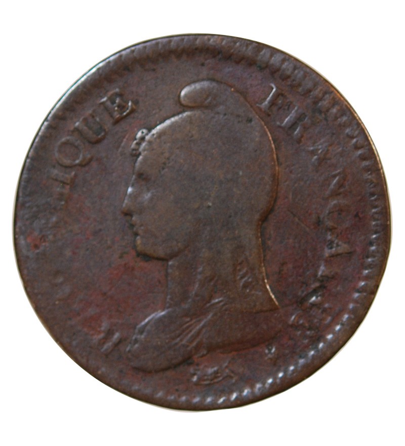 DUPRE - DECIME AN 5 A PARIS - Surfrappe du 2 décimes