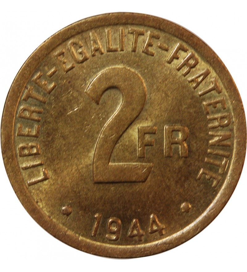 FRANCE LIBRE - 2 FRANCS 1944