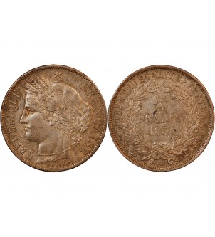 CERES - 5 FRANCS ARGENT 1851 A PARIS 2