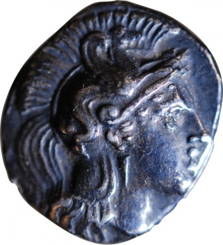 CALABRE, TARENTE - DIOBOLE ARGENT 380 / 325 AV JC