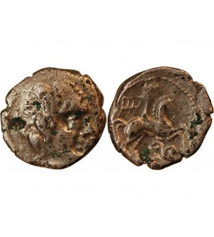 PICTONS, REGION DE POITIERS - DRACHME AU CAVALIER AILÉ 2