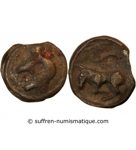 TURONS, RÉGION DE TOURAINE - POTIN À LA TÊTE DIABOLIQUE 80 / 50 AV JC