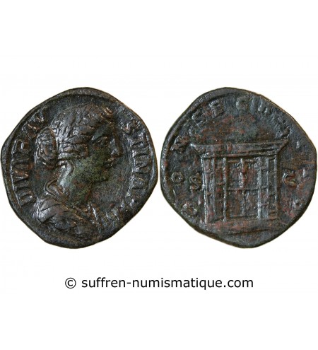 FAUSTINE JEUNE - SESTERCE 176 ROME