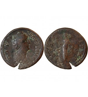FAUSTINE MÈRE - SESTERCE après 147 ROME 2