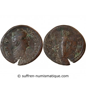 FAUSTINE MÈRE - SESTERCE après 147 ROME