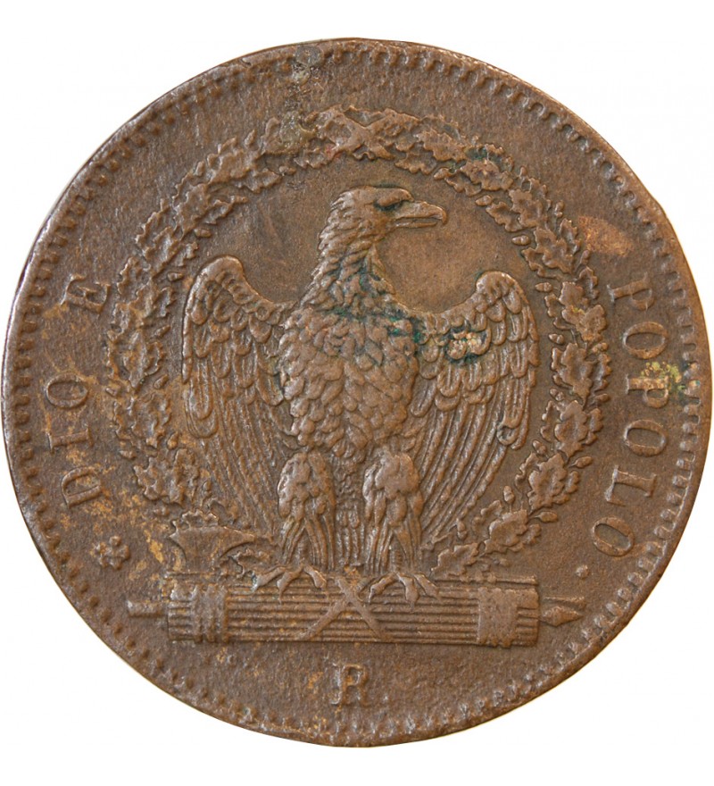 ITALIE, REPUBLIQUE ROMAINE - 3 BAIOCCHI 1849 R ROME