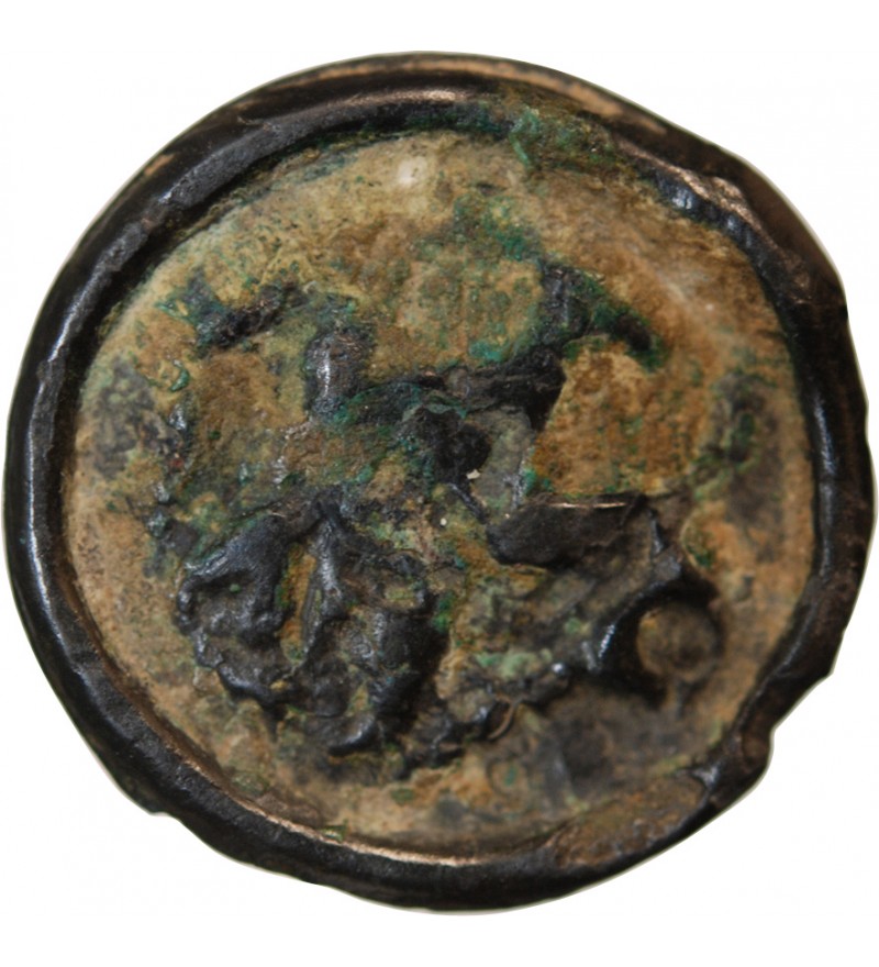 REMES, REGION DE REIMS - POTIN "au personnage de face"