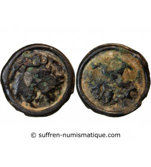 REMES, REGION DE REIMS - POTIN "au personnage de face"