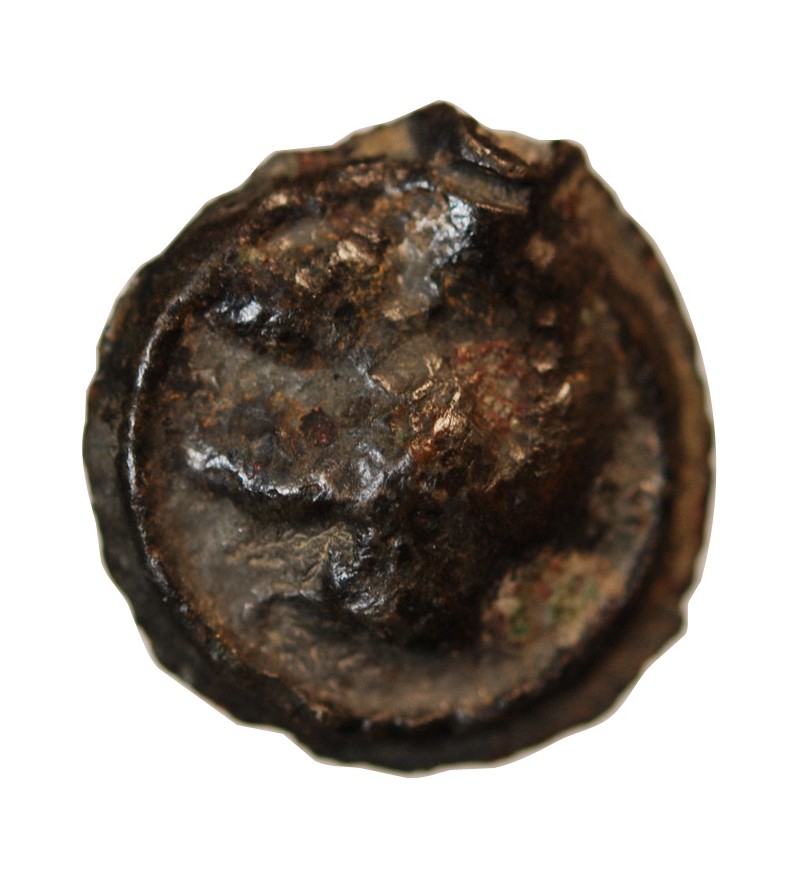 TURONS, RÉGION DE TOURAINE - POTIN À LA TÊTE DIABOLIQUE 80 / 50 AV JC