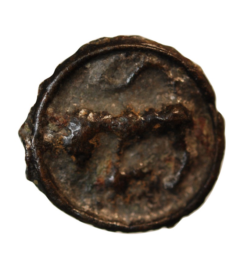 TURONS, RÉGION DE TOURAINE - POTIN À LA TÊTE DIABOLIQUE 80 / 50 AV JC